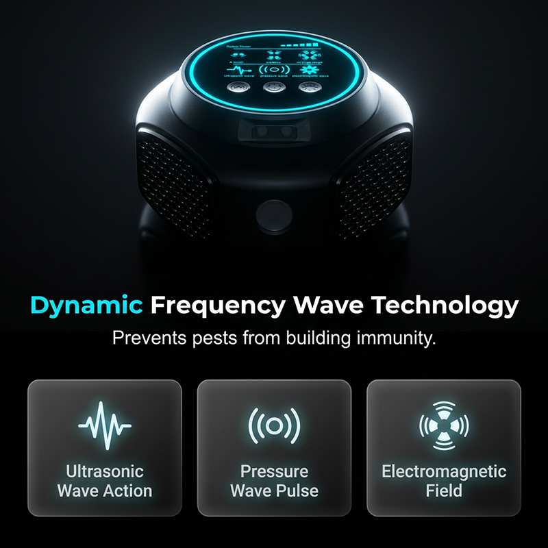 ⚡【High-Power Ultrasonic Pest Repeller】— Rats and cockroaches will leave on their own—no chemicals, no killing! 🚫🐭