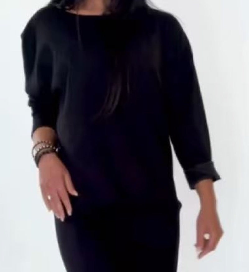 Women's Casual Crewneck Sweatshirt Dress