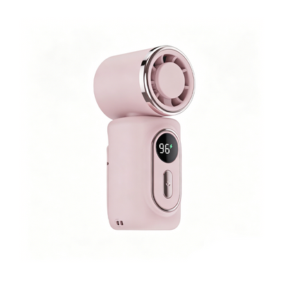 Portable Clip-On Fan with LED Display