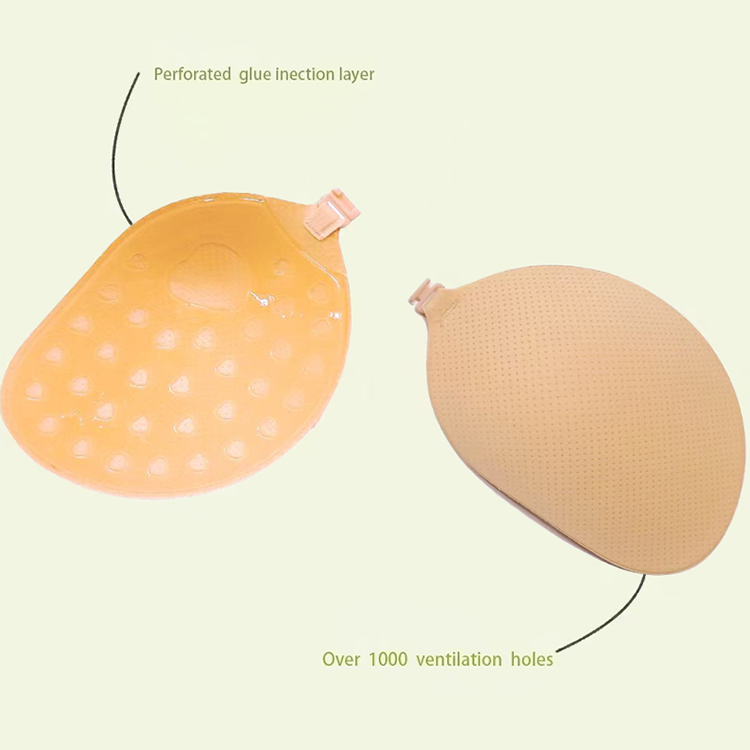 💎 Front Clasp Sticky Push-Up Bra | Deep Plunge Reusable Adhesive Bra Cups