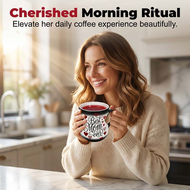 ☕️ Heat-Activated "Best Mom Ever" Color-Changing Mug 💖 Magic Mug Mother's Day Gift