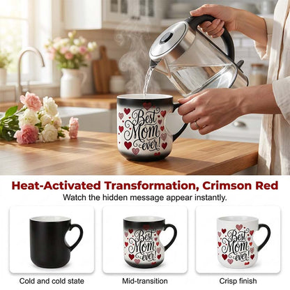 ☕️ Heat-Activated "Best Mom Ever" Color-Changing Mug 💖 Magic Mug Mother's Day Gift