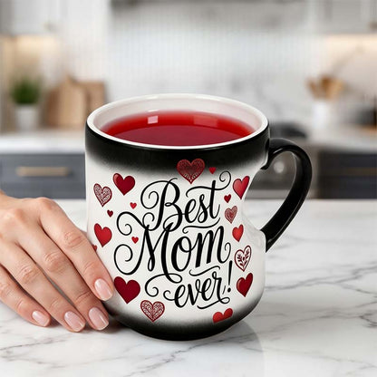 ☕️ Heat-Activated "Best Mom Ever" Color-Changing Mug 💖 Magic Mug Mother's Day Gift