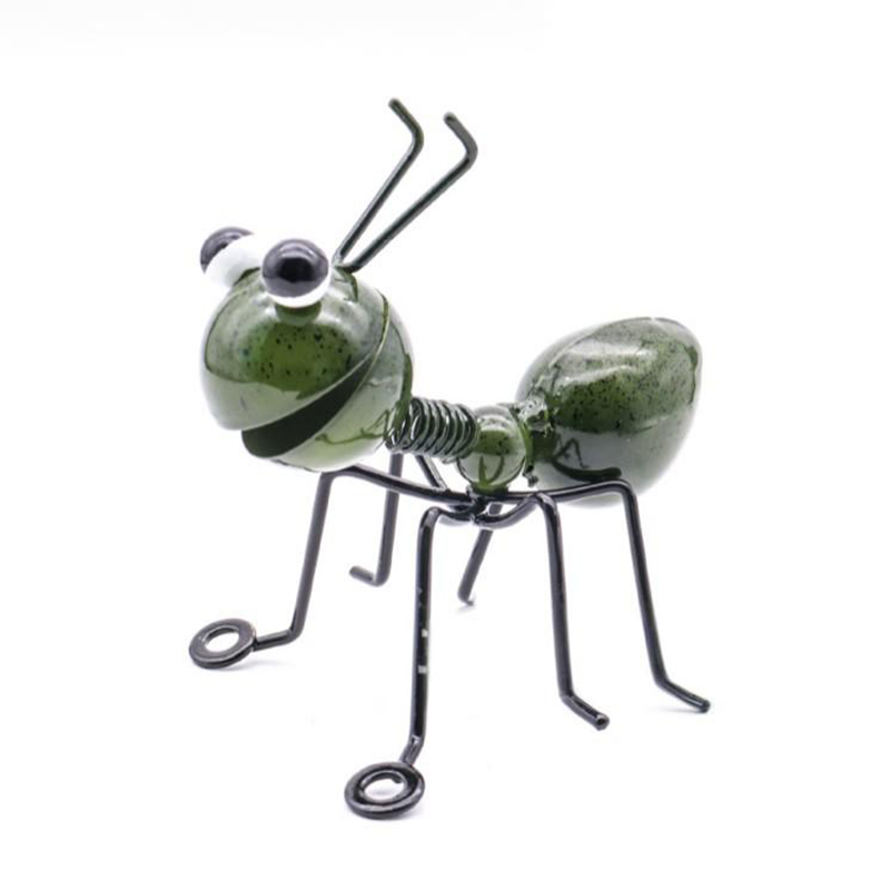 Colorful Metal Ant Garden Statue