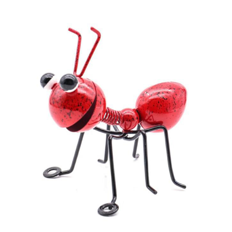 Colorful Metal Ant Garden Statue