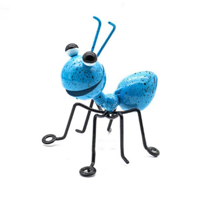 Colorful Metal Ant Garden Statue