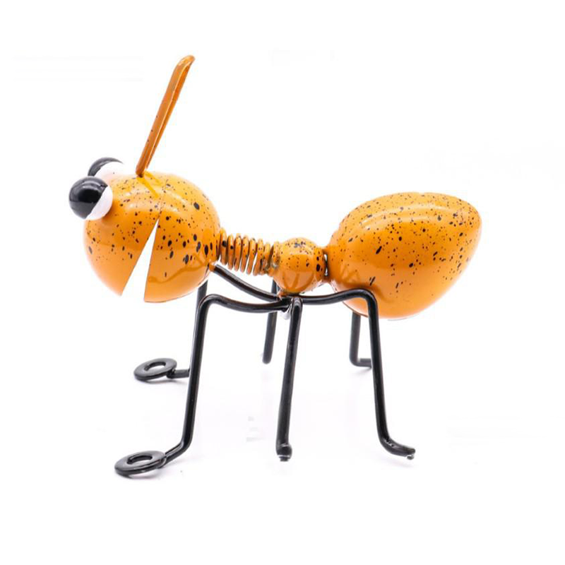 Colorful Metal Ant Garden Statue