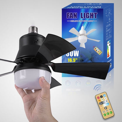 🔥SmartBreez 40W LED Ceiling Fan Light – 20.5 Ultra-Quiet with Remote 🎯 | E27 + FREE B22 Adapter 🔌