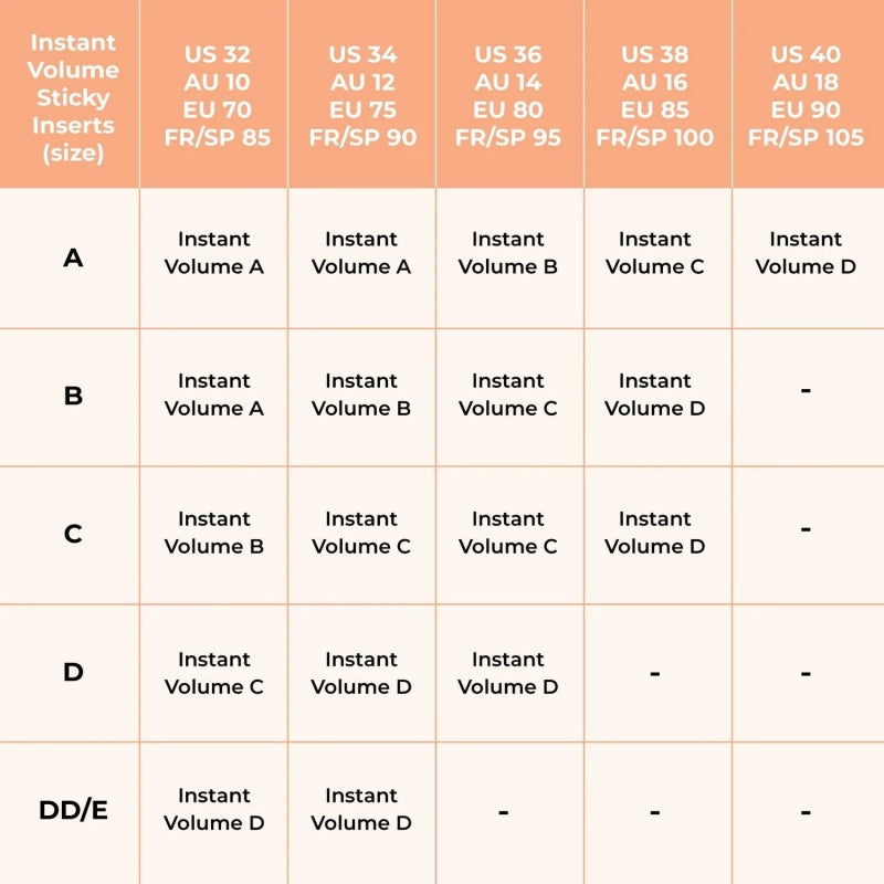 Double-Sided Adhesive Bra Inserts