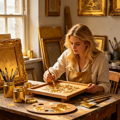 🥳High Adhesion Multi-Surface Gold Foil Paint