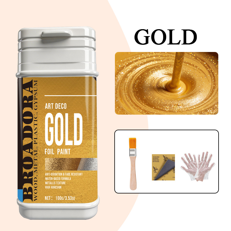 🥳High Adhesion Multi-Surface Gold Foil Paint