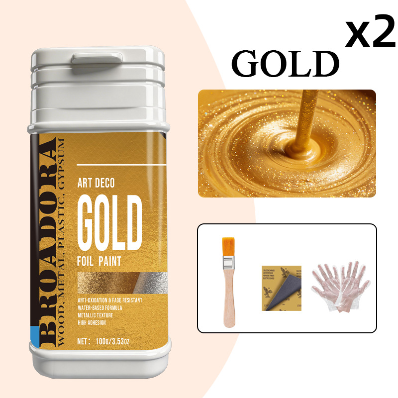 🥳High Adhesion Multi-Surface Gold Foil Paint