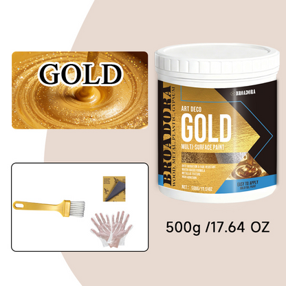 🥳High Adhesion Multi-Surface Gold Foil Paint