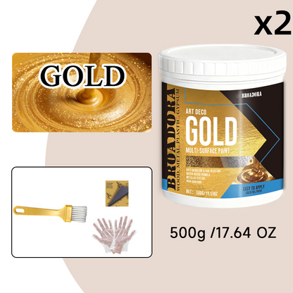 🥳High Adhesion Multi-Surface Gold Foil Paint