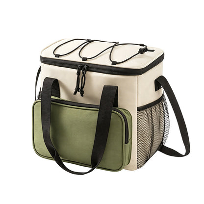 Large Capacity Insulated Cooler Bag for Picnics & Outdoors – Keeps Food & Drinks Cold for Hours 🧺