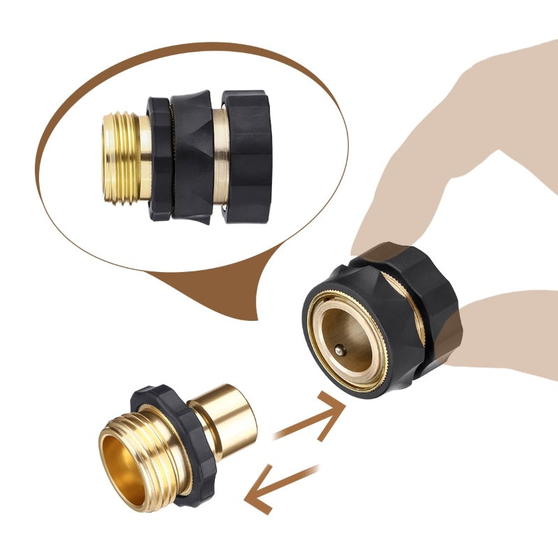 3/4-Inch Garden Hose Quick Connector