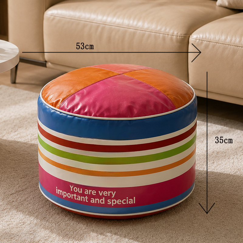 🔥Multifunctional Storage Ottoman Pouf