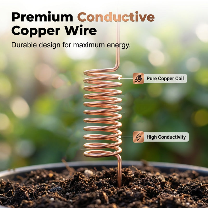 🔥Limited-time offer-Copper Spiral Antenna Plant Stakes