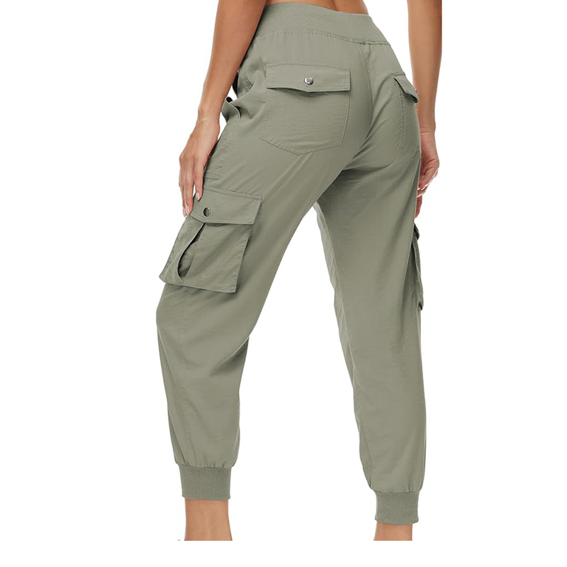 Women's Lightweight Cargo Jogger Pants with Pockets