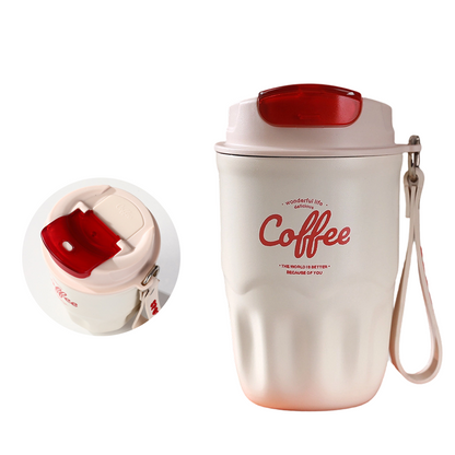 ☕ 316 Stainless Steel Coffee Vacuum Flask with Smart Temperature Display 🌡️