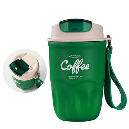 ☕ 316 Stainless Steel Coffee Vacuum Flask with Smart Temperature Display 🌡️