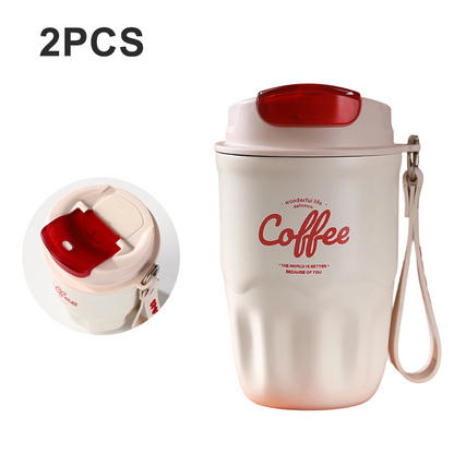 ☕ 316 Stainless Steel Coffee Vacuum Flask with Smart Temperature Display 🌡️