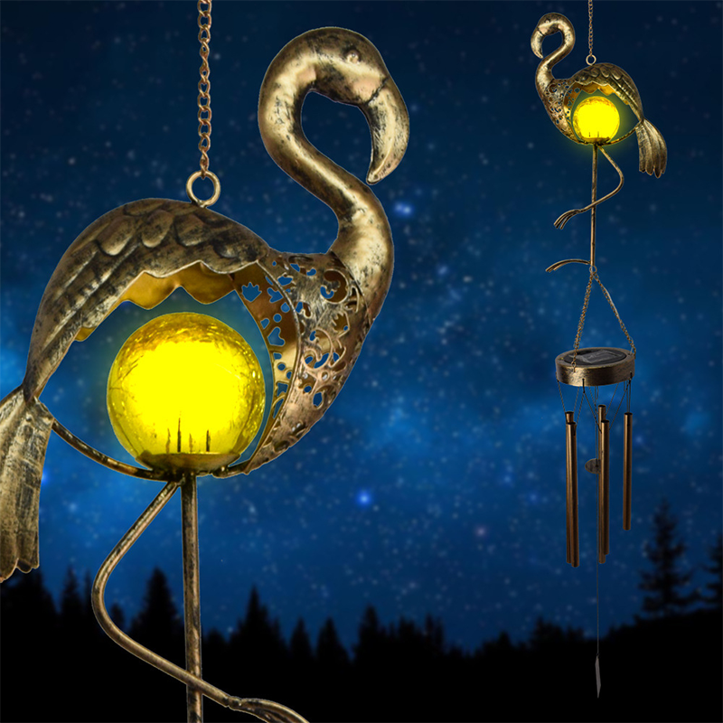 Decorative Solar Wind Chime Hanging Light