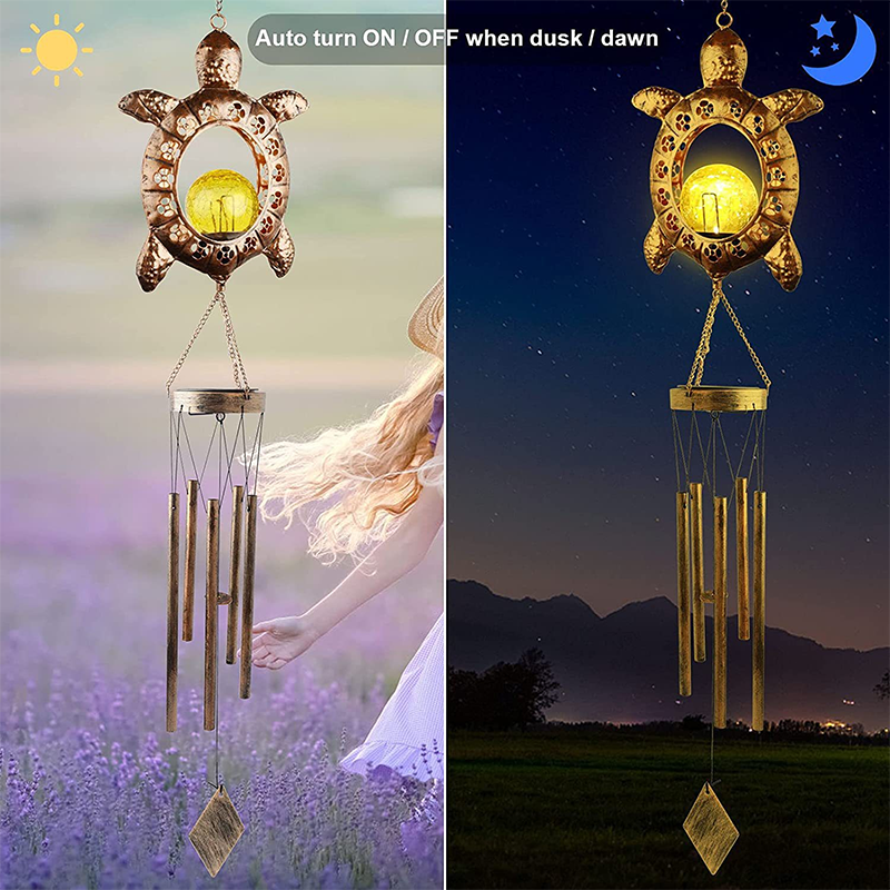 Decorative Solar Wind Chime Hanging Light