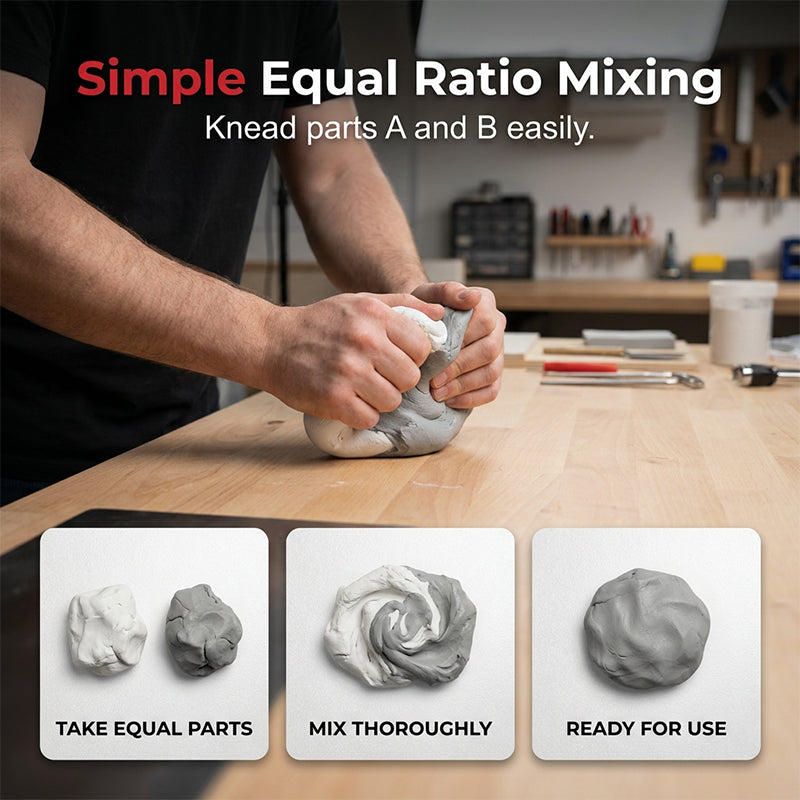 📢📢Buy 2 Get 1 Free !! ⏰Heavy-Duty Metal Repair Epoxy