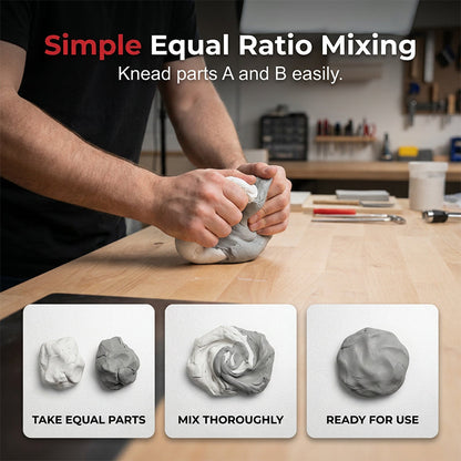 📢📢Buy 2 Get 1 Free !! ⏰Heavy-Duty Metal Repair Epoxy