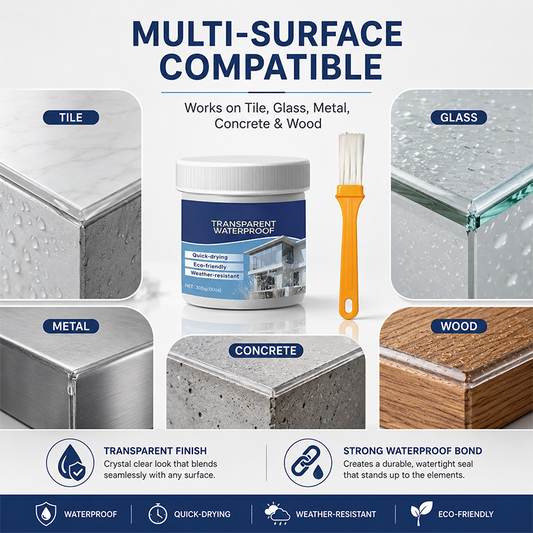 Transparent Waterproof Sealant with Brush