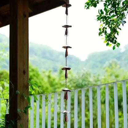 Decorative Mushroom Rain Chain for Gutter