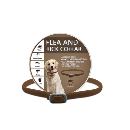 🌿🛡️ Natural Essential Oil Pet Collar – 8‑month flea & tick protection. Plant‑based, no harsh chemicals. Safe for dogs & cats! 🐾✨