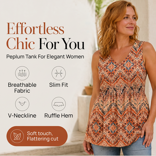 Women's Elegant Sleeveless V-Neck Top