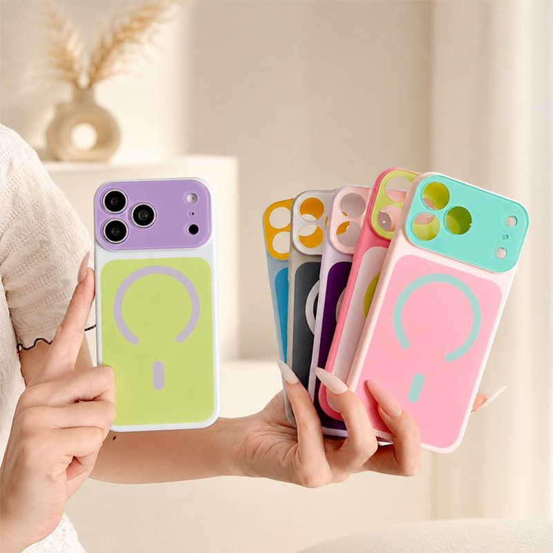 🔥Magnetic Contrast Color Phone Case