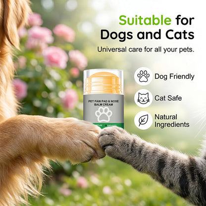 🔥 Moisturizing Pet Paw Balm Stick – Coconut & Beeswax, Lick-Safe, No-Mess 🐾