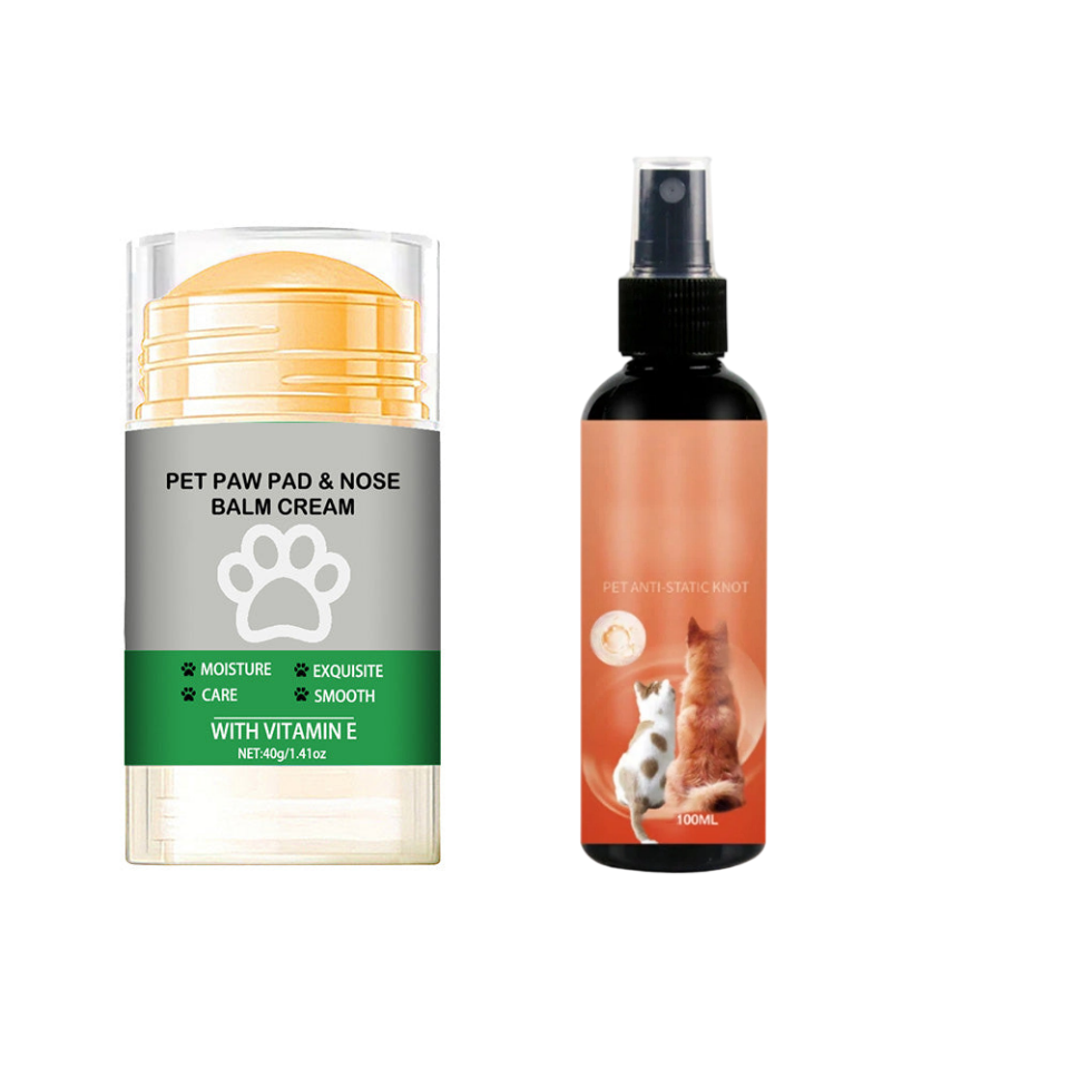 🔥 Moisturizing Pet Paw Balm Stick – Coconut & Beeswax, Lick-Safe, No-Mess 🐾