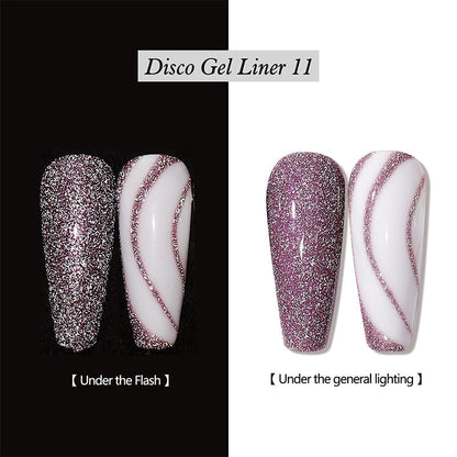 Reflective Glitter Gel Nail Polish Liner