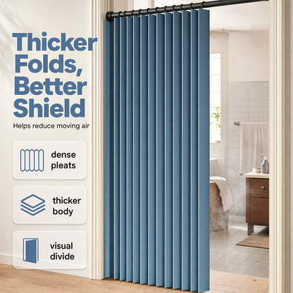 ⭐No-Drill Magnetic Accordion Door Curtain