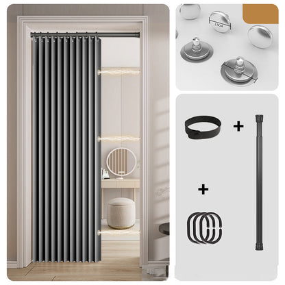 ⭐No-Drill Magnetic Accordion Door Curtain