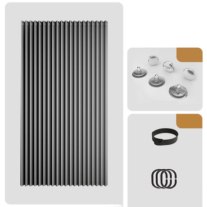 ⭐No-Drill Magnetic Accordion Door Curtain