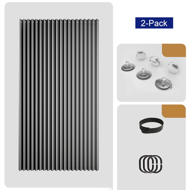 ⭐No-Drill Magnetic Accordion Door Curtain