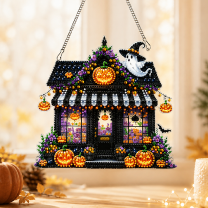 Halloween DIY Sparkle Art Hanging Ornament Kit