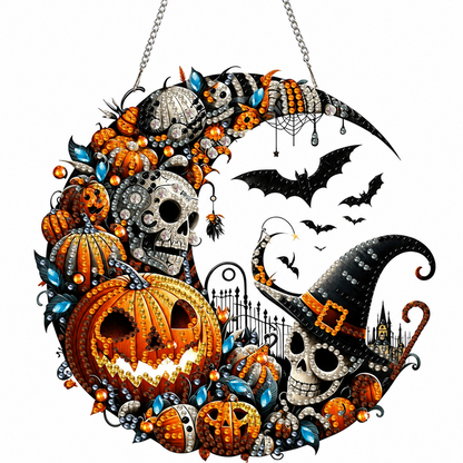Halloween DIY Sparkle Art Hanging Ornament Kit