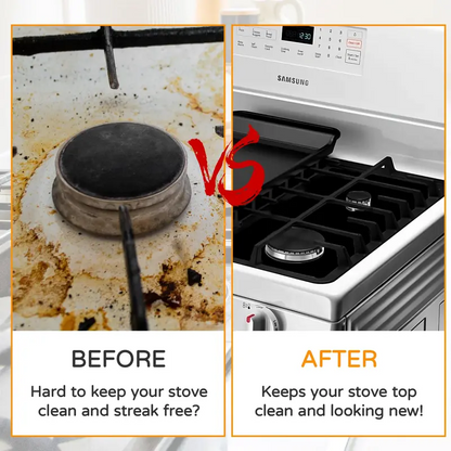 🔥 Reusable Gas Stove Burner Protectors – Heat-Resistant to 260°C, Non-Stick, Easy Clean – Keeps Your Stove Looking New! ✨