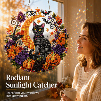 🐈‍⬛ Portable Pumpkin Diamond Charm Hanging Ornament
