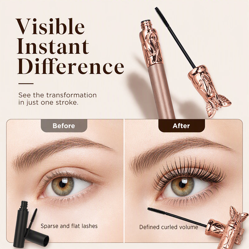 🌟Buy 1 Get 1 Free🌟Waterproof Smudge-Proof Slim Curling Mascara