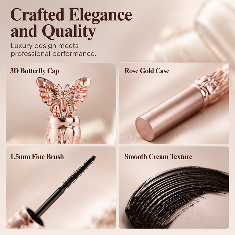 🌟Buy 1 Get 1 Free🌟Waterproof Smudge-Proof Slim Curling Mascara