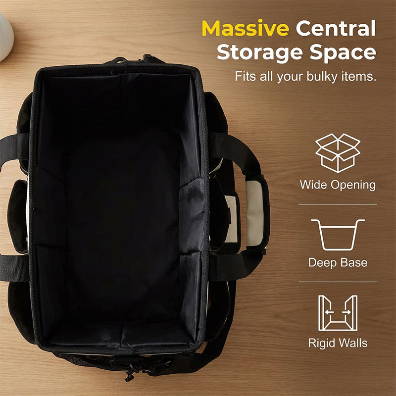 Multifunctional Utility Tote with Pockets 