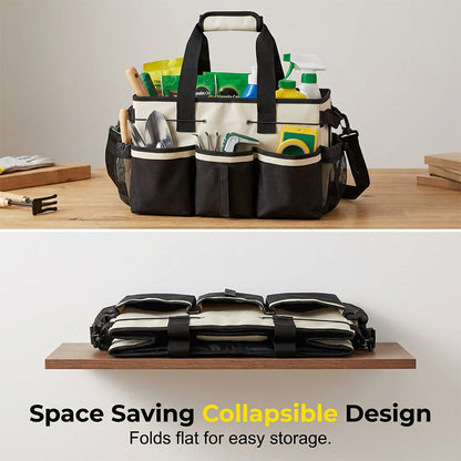 Multifunctional Utility Tote with Pockets 
